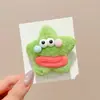 Pasador de Peluche Estilo Yang Mi Perro para Mujer 2025 Nuevo Oso de Dibujos Animados Flequillo Lateral para la Frente Pasador de Pato