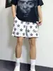 Pantalones Deportivos de Baloncesto con Estampado de Estrellas para Hombre, Shorts de Longitud Tres Cuartos hasta la Rodilla para Hombre, Holgados, de Secado Rápido, Transpirables, Delgados, Pantalones Casuales