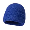 Gorro de Punto Grueso de Invierno Nuevo, Suelto, Cálido, Versátil, Protege Orejas, Hace que la Cara Parezca Más Pequeña