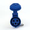 Jinghong em estoque Soquete móvel industrial LEE-213 conector de três núcleos 16A industrial IP44 latão maciço