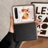 Adecuado para Huawei Pura X Funda Plegable para Teléfono Móvil de Cuero Liso Galvanizado con Empalme Huawei Foldableing Treasure Box Venta al por Mayor en Stock