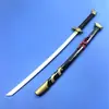 Espada de Bambú Cosplay Accesorios Modelo de Arma Héroe Viento Alto Alianza de Espadachines Madera de Hoja Sin Filo