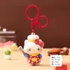 Nuevo Llavero de Dibujos Animados de Gato KT Mao Doufu Colgante de Muñeca de Gato Pequeño Encanto para Bolso Regalo Pequeño para Estudiante