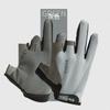 Guantes de pesca Luya con tres dedos antifugas para hombre, de verano, de seda helada, con protección solar, antideslizantes, transpirables, para deportes al aire libre y pesca.