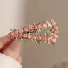 Pinza floral estilo vacacional para mujer, accesorio para el cabello suave y atmosférico para sesiones de fotos, accesorio de alta gama para el cabello