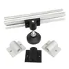 Perfiles de aluminio ruedas tazas para pies pies niveladores ruedas universales sujetadores pies de pezuña conectores piezas de soporte de suelo 3030 4040