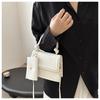 Bolso Pequeño Versátil para Mujer 2024 Nuevo Color Sólido Moda Bolso Cuadrado Pequeño Elegante Estilo Coreano Hombro Cruzado Bolso de Viaje