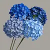 90 piezas de ramos de flores artificiales de hortensia impresas en seda para decoración de escenas de boda, materiales DIY, flores artificiales para arreglos decorativos