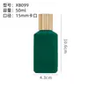 Procesamiento Botella de Perfume de Vidrio Personalizada Botella de Perfume de Vidrio Tintado Aterciopelado Botella de Perfume de Bayoneta 15 Botella Vacía