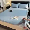 Lençol de Cama Matelassado Refrescante de Seda de Gelo de Verão, Lavável à Máquina, Matelassado Refrescante Macio de Feijão de Gelo Doméstico, Matelassado Refrescante de Etileno de Polietileno, Classe A, Grau Materno e Infantil
