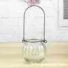 Punto Venta al por Mayor Anillo Colgante Calabaza Botella de Vidrio Planta Hidropónica Frasco de Oración y Deseos Taza de Velas Aromáticas de Corcho Creativo