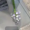 Pingente de Uva que Muda de Cor DIY Bolsa de Uva Fresca Tecida com Cor que Muda com UV para Amigos Homens e Mulheres