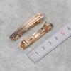 Accesorios para joyería Sisi 8.10cm pasador de cinco estrellas pinza automática fábrica de joyería DIY pinza de resorte dorada