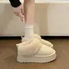 Cómodos y cálidos, versátiles, 2026, forro polar, impermeables, de algodón del noreste, botas de nieve de invierno para mujer, antideslizantes, suela gruesa, estilo nuevo, adecuados para mujeres menudas