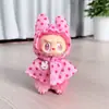 Solo ropa] la primera y segunda generación Labubu muñeco tela tela colgante correa falda sentada fiesta ángel lazo adorable