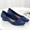 Sandalias de Gel Peep-Toe de Moda con Tacón Grueso Versátiles Zapatos de Trabajo para Mujer Tacón Medio Verano Exterior Suela Suave Antideslizantes