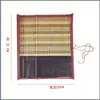 Exquisiteiro de Bambu com Pincel de Pano Cortina Estilo Estudante Bolsa para Pincel de Caligrafia Material de Papelaria Ferramentas para Pintura e Caligrafia Bambu Estilo Antigo Portátil