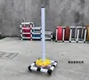 Carrinho de Armazenamento de Bolas Creche Suporte de Armazenamento para Palitos de Esponja Carrinho de Armazenamento para Colchonetes de Ginástica Infantil com Rodízios Móvel