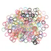 100 Piezas por Paquete 8/10mm Anillos Cerrados de Hierro con Bucle Único de Colores Variados Anillos de Hierro Anillos de Conexión Accesorios para Joyería DIY