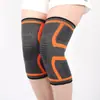 Rodilleras Deportivas de Punto de Nylon para Ciclismo y Carrera, Rodilleras Antideslizantes y Transpirables para Hombres y Mujeres, Adecuadas para Montañismo y Fitness, Transpirables y Antideslizantes