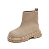 Botines Calcetín para Niños Primavera y Otoño 2025 Nuevos Botines Individuales para Niñas Botines Cortos para Niñas Botas Martin Tejidas con Mosca Botas Tejidas Elásticas