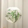 Lanternas de Papel Estilo Chinês para Decoração de Cenas Externas, Abajures Impressos Tradicionais, Lanternas para Preparo de Chá em Casas de Chá, Enfeites Pendurados