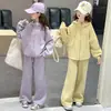 Conjunto de Sudadera para Niñas Otoño 2026 Nueva Moda Deportiva para Niñas Mayores, Atuendo Casual de Otoño para Niños Estilo Coreano