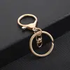 Llavero Cadena de Cuatro Secciones Colgante Juego de Tres Piezas Accesorios para Joyería DIY Materiales Hechos a Mano Pinza de Langosta de 30mm Llavero con Forma de 8