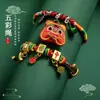 2025 Nuevo Festival del Bote del Dragón Pulsera de Cuerda Colorida Tejida a Mano Regalo Pulsera para Niños Pulsera de Buena Suerte para Adultos Ajustable