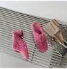 Mules casuales de punta redonda con tacón grueso de estilo europeo y americano para mujer, colección otoño 2025, versátiles mules peludos para usar al aire libre