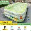 Piscina Inflável, Piscina Doméstica Infantil, Piscina de Brincar para Bebês, Piscina Dobrável Grande para Quintal ao Ar Livre para Adultos com Escorregador Aquático