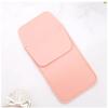 Estojo de couro PU simples para enfermeira, portátil, espesso, porta-canetas para médico, estagiário, gravação de caneta, estojo anti-perda