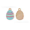 Colgante de aleación de gota de aceite serie de huevos de Pascua de dibujos animados colgante accesorios de joyería DIY nuevo hecho a mano