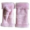 Luvas Meio Dedo para Homens e Mulheres, Moda Imitação de Pele Tudo-Em-Um Inverno Quente Lã Artificial de Cordeiro Forro de Lã Espessado