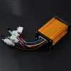 Controlador de Vehículo Eléctrico Modelo Carcasa Dorada 6 Tubos 36V48V350W Controlador Inteligente sin Escobillas Onda Cuadrada + Modelo sin Hall