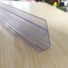 Tira de tarjetas para estantería de madera y acero, tipo tarjeta inferior, laminado de madera, 25 bahías, tira de etiquetas, tira de precio de plástico