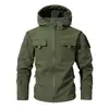 588 Talla Europea Transfronteriza Juventud Hombres Invierno Casual Exterior Montañismo Chaqueta de Forro Polar