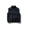 Colete Funcional Sem Manga Rumeng Estilo Americano Secagem Rápida Respirável Meio Zíper para Uso Externo com Múltiplos Bolsos e Gola Alta Casaco Casual Top