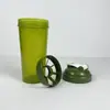 Taza mezcladora de plástico de 700 ml con filtro, impresión a doble cara, para fitness, deportes, batidos