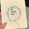 Nuevo Diseño de Nicho con Estilo Versátil, Brillantes de Pedrería Dulces de Verano, Exquisito Lujo Ligero, Sensación de Alta Gama, Pulsera de Pedrería Brillante Colorida y Elegante