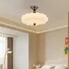 Lámpara de Restaurante de Color Dopamina Estilo Diseñador Memphis Lámpara para Habitación Infantil Dormitorio Protección Ocular Estilo Crema Francés Candelabro
