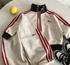 Conjunto de Ropa de Primavera para Niños 2026 Nuevo Modelo para Niños de Edad Media, Chaqueta Deportiva Holgada de Primavera y Otoño con Cuello Alto