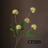 Bolas de Dente-de-leão com Mola Simulada, Crisântemo, Flores Artificiais, Adereços para Decoração de Casa e Casamento, Buquê Artificial de Alta Qualidade