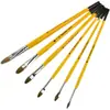 Venta al por mayor Van Gogh 826 pelo de lobo Paquete de 6 trajes Pincel para gouache al óleo Van Gogh acrílico niños principiante acuarela fila de bolígrafos