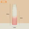 Material de Embalaje PP Botella Dispensadora al Vacío Botella Cosmética Botella de Vacío por Presión 15/30/50ml Botella de Muestra Portátil
