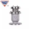 Válvula de Escape Rápida Compuesta Hugong de Shanghái Fsp-16P Acero Inoxidable Válvula de Escape Automática Rápida con Brida