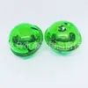 4cm cm campana decorativa navideña brillante llavero accesorios manualidades metálicas campana de cinco estrellas venta al por mayor