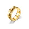 Anillo de Cadena Giratoria de Acero de Titanio para Hombre Anillo Retro Europeo y Americano con Números Romanos Suministro Transfronterizo Venta al por Mayor de Joyería