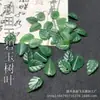 Hoja de Jade Hetian 12x18mm Jade Natural Hetian Jaspe Hoja Aretes Broche Pasador Accesorios para Manualidades