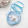 Bolso Cruzado de Peluche Creativo Transfronterizo para Niños Bolsa de Hombro de Dibujos Animados para Niños Monedero de Sanrio Amor Hielo y Nieve